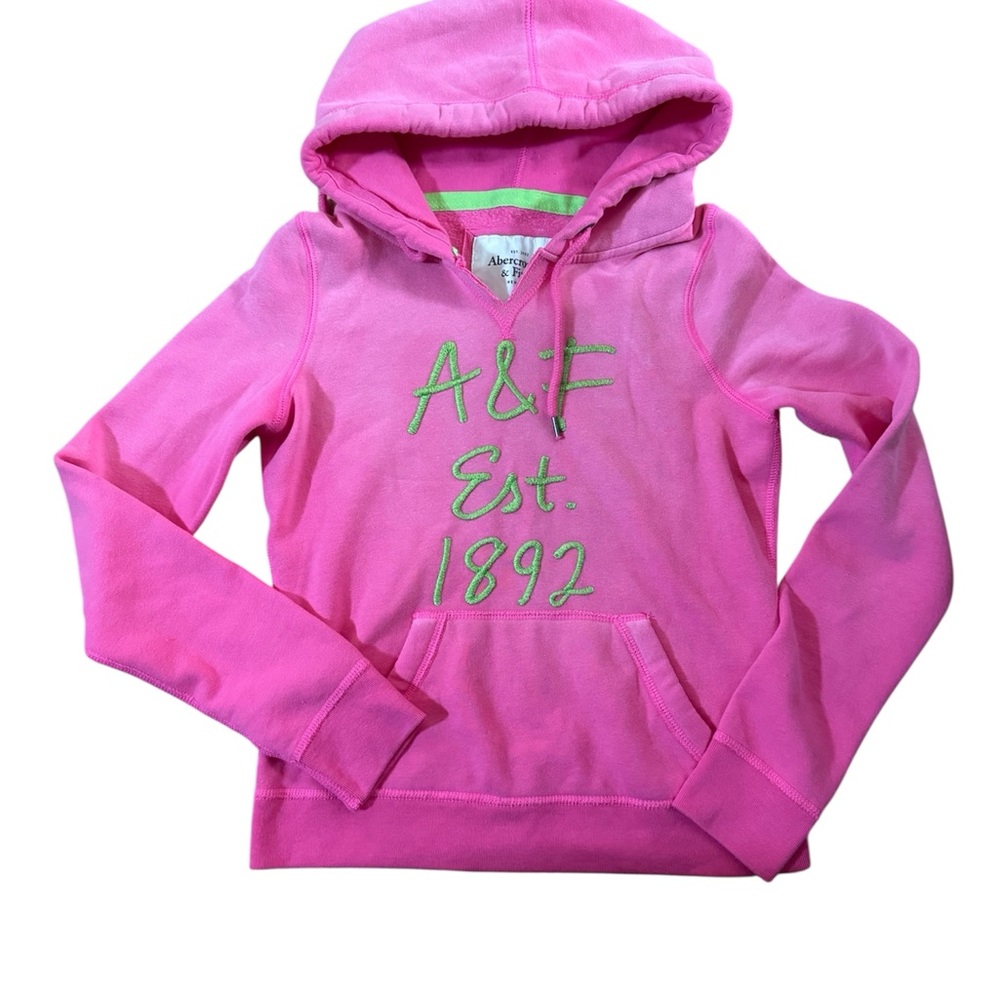 Abercrombie & Fitch Bright Pink Hoodie